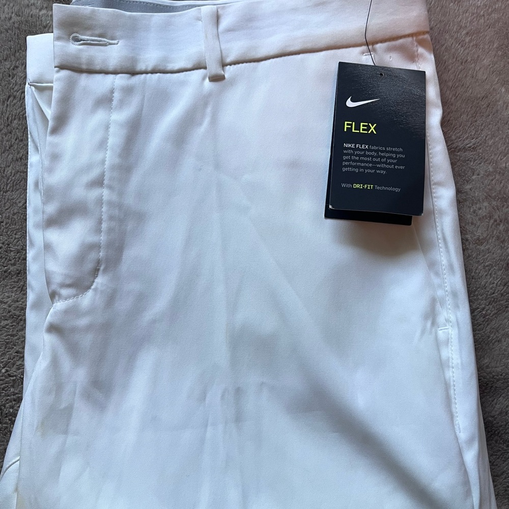 Nike white golf pants 32x32